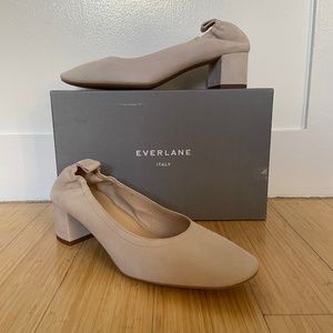 Everlane The Day Heel Bisque Pump Size 11